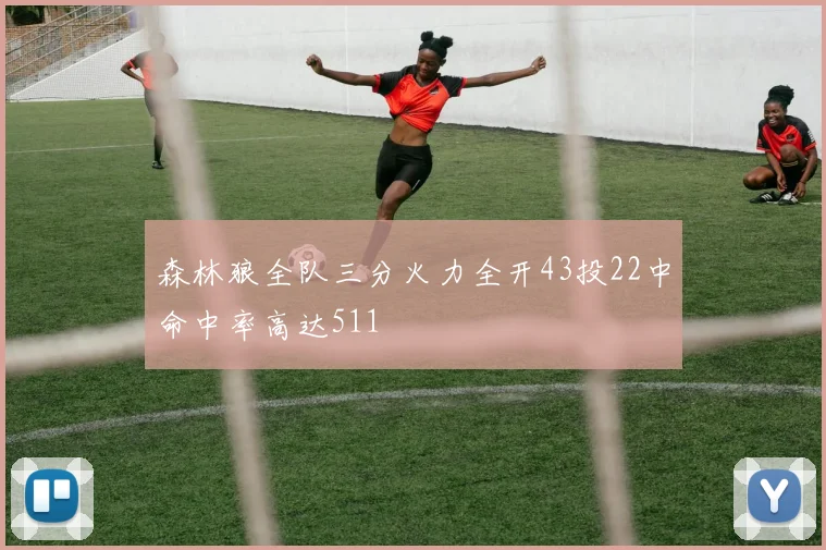 森林狼全队三分火力全开43投22中命中率高达511
